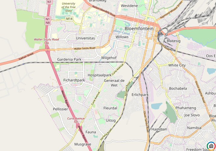 Map location of Hospitaalpark